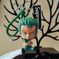 ราคา พวงกุญแจรถรูปตัวการ์ตูนพวงกุญแจการ์ตูนกระเป๋านักเรียน Luffy Zoro รูปตัวการ์ตูนหนึ่งชิ้น Qiaoba Girl (20803274233)