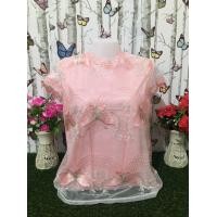 ราคา เสื้อลูกไม้ ผ้าแก้ว เสื้อลูกไม้สาวอวบ เสื้อสาวอวบ เสื้อลูกไม้ออกงาน เสื้อผ้าผู้หญิง อก42นิ้ว เสื้อสีแดง รุ่น801 (16066167488)