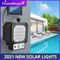 ราคา solar led outdoor light Split Solar Wall Lights Outdoor Waterproof 3 Modes Motion Sensor Control Garden Courtyard Solar Lamp (15045704847)