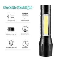 ราคา ไฟฉายแรงสูงพกพา ไฟฉายความสว่างสูง ไฟฉาย USB ไฟฉายขนาดเล็ก LED FLASHLIGHT ไฟฉายแรงสูงซูม 4 เท่า 3 โหมดได้ ไฟแฟลช์ ไฟฉุกเฉิน SP87 (8128566721)