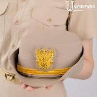 ราคา หมวกหม้อตาล สีกากี หมวกชุดข้าราชหญิง (17301019866)