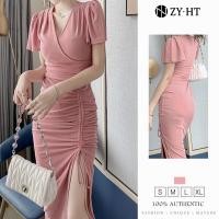 ราคา ZY HT EraVogue เดรสผู้หญิง เดรสสีชมพู เดรสเข้ารูป เดรสทำงาน เดรสหวาน เดรสพื้นฐาน เดรสออกงาน เดรสเซ็กซี่ เดรสเกาหลี ชุดออกงาน ชุดราตรี 9218 (6546260666)