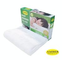 ราคา Amber หมอนเด็กเมมโมรี่โฟม Amber Baby Contour Memory Pillow (17400768570)