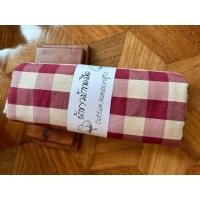 ราคา ผ้าขาวม้าทอมืออย่างดี ฝ้ายแท้ 100 ขนาดใหญ่พิเศษ 85 190 5 ซม เย็บริมแล้ว สี warm natural (17204337112)