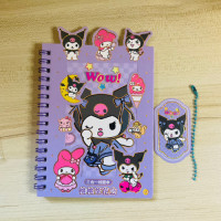 ราคา สมุดสติ๊กเกอร์Sanrioไดคัท PVC กระดาษวาชิ พร้อมพวงกุญแจที่คั่นหนังสือ สมุดโน๊ต Sanrio ตกแต่งไดอารี่ บัญชีมือ DIY สติ๊กเกอร์ตกแต่งวัสดุ (20555098041)