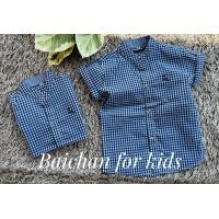ราคา เสื้อเชิ้ตเด็กลายสก็อต พร้อมส่ง (17658782832)