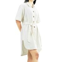 ราคา haas เดรส ชุดกระโปรงแขนสั้นทรงเชิ้ต HNSD2464 (17041990882)