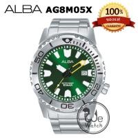 ราคา ALBA Quartz ของแท้ รุ่น AG8M01X AG8M05X AG8M07X AG8M09X นาฬิกาชาย ทรง MONSTER ขอบหมุนได้ พลายน้ำ ใช้ถ่าน ประกัน ALBA 1ปี (18993719655)
