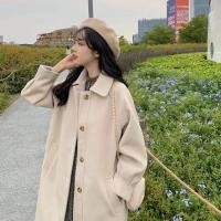 ราคา NICK เสื้อโค้ทหญิง เสื้อโค้ทเวอร์ชั่นเกาหลีของการออกแบบสบายๆเฉพาะเสื้อโค้ทตรงกลางความยาวที่ไม่ซ้ำกันเหมาะสำหรับฤดูใบไม้ร่วงและฤดูหนาว เสื้อสูทเกาหลี jacket women coatover สูตรแฟชั่นหญิง (16221168607)