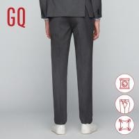 ราคา GQ Essential Pants กางเกงทำงานผ้าเย็นเนื้อละเอียด ทรงปกติ รุ่น Cool Wool Blend สีเทา (11275887045)