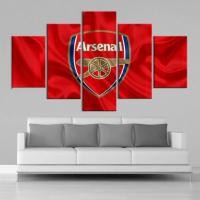 ราคา 5แผงอาร์เซนอล HD โลโก้คลับฟุตบอลสติ๊กเกอร์ติดผนังแขวนภาพวาดห้องนอนห้องนั่งเล่นโปสเตอร์ภาพวาดติดด้วยตนเองตกแต่งบ้าน ไม่มีกรอบ (14356191357)