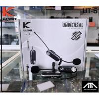 ราคา K POWER ไมค์ลอยครอบหัวไร้สาย UT 6 ไมโครโฟนไร้สาย แบบครอบหัว คลื่น UHF แท้ WIRELESS MICROPHONE (16202516800)