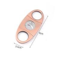 ราคา Cohiba Cigare Cutter Double edged Portable Round Cut Stainless Steel Cigar1 Opener Tongs Large Diameter Sharp (10723482644)