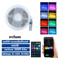 ราคา ไฟเส้นLED APP DIY USB ไฟประดับ กันน้ำ ไฟเส้น RGB STRIP LIGHT ไฟริบบิ้น การซิงโครไนซ์เพลง 5M 10M ไฟกระพริบ LED ใช้ตกแต่ง บ้าน ประดับสวน ไฟวิ่ง (20563314159)
