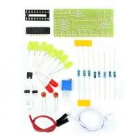 ราคา LM3915 10 LED Sound Audio Spectrum Analyzer Level Indicator Kit DIY Electoronics Soldering Practice Se (21058876677)