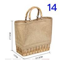 ราคา กระเป๋าผ้า ก้นหวาย มีผ้าหูรูดกระเป๋ากันของตก แถมผ้าผูก1ผืน กระเป๋าผ้า สไตล์วินเทจ น่ารักสุดๆ ค่าส่งถูก พร้อมส่งในไทย (16743467770)