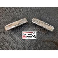 ราคา มือเปิดประตูนอก ISUZU อีซูซุ KB KBZ เคบีเเซต ชุบโครเมี่ยม เหล็ก L R ชิ้นละ (13417242096)