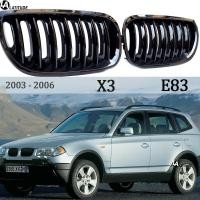 ราคา E83 Pre LCI Grillสีดำเงาด้านหน้าเปลี่ยนกระจังหน้าไตสำหรับ2003 2006 BMW X3 E83 Pre lift XDrive30d 2 0i 3 0i (20269035991)