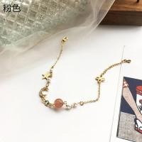 ราคา สร้อยข้อมือ พร้อมจี้คริสตัลรูปดาว พระจันทร์ สไตล์เกาหลี สําหรับผู้หญิง (15183145263)