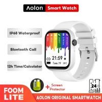 ราคา Aolon 1 83 AMOLED นาฬิกาอัจฉริยะระบบตรวจวัดอัตราการเต้นของหัวใจสำหรับแอนดรอยด์ iOS สมาร์ทวอท์ชโทรศัพท์บลูทูธหน้าจอกำหนดได้เอง (21170458188)