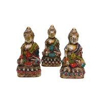 ราคา พระกริ่งประดับเพชรพลอย กรุวังหน้าวัดพระแก้ว เนื้อเงินยวงหน้าตัก3นิ้ว สูง7นิ้ว สินค้าทางขออนุญาตเลือกสุ่มให้นะคะ บูชาองค์ละ1200 (11321578076)