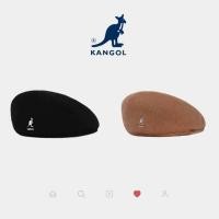 ราคา Kangol Kangaroo Wool 504 Wool Mesh Beret Mens And Womens All Match Retro Japanese British Painter Hat (20518636569)