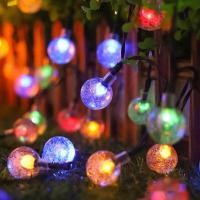 ราคา ไฟเชอรี่โซล่าเซลล์ ไฟเส้นลูกแก้วโซล่าเซลล์ ไฟกระพริบโซล่า ไฟตกแต่งสวน ยาว 7เมตร 20LED พลังงานแสงอาทิตย์ มี 2 สี สว่างนาน 8 ชั่วโมงMixlizz Club (17039416450)