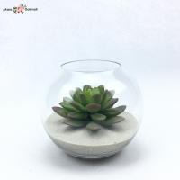 ราคา สวนโหลแก้ว กุหลาบหินปลอมในแจกันแก้ว (4452686969)
