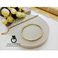 ราคา สร้อยข้อมือประดับเพชรcz B152 ตัดไซส์ฟรี เพชรcz สร้อยข้อพลอย สร้อยข้อมือพลอย พลอยมงคล พลอยแดง สร้อยข้อมือพลอย (13134610062)