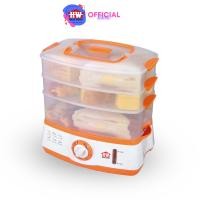 ราคา ขายดี HOUSE WORTH เครื่องนึ่งอาหาร 3 ชั้น ความจุ 9 ลิตร Food Steamer รุ่น HW ST02OR นึ่งไข่ ตัดไฟอัตโนมัติ ปลอดภัย (10845981562)