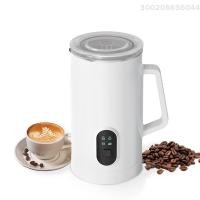 ราคา เครื่องตีนมไฟฟ้า4 In 1 400W 580มล 19 61ออนซ์ที่ทำฟองนมร้อนและเย็นทำงานเงียบกันลื่นเครื่องทำฟองนมสแตนเลสสำหรับ Latte Cappuccinos Macchiato นมช็อคโกแลตร้อน (20028853069)