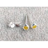 ราคา ต่างหูเงินแท้ ประดับเพชรCz ขนาด3มิล เงินแท้92 5 ไม่ใช่งานชุบ ต่างหูกลมCZ หลายสี ขาว แดง ดำ ม่วงอ่อน ม่วงเข้ม ชมพู ส้ม (16815459962)