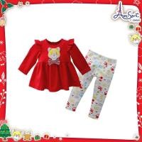 ราคา ชุดเสื้อผ้าเด็กหญิง Amusant by Enfant ผ้ายืด Cotton Spandex สำหรับ 6 เดือน 8 ขวบ (20910660285)