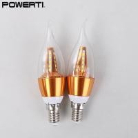 ราคา หลอดไฟเทียน Led 220V 5W E14หลอดไฟประหยัดพลังงานอลูมิเนียมกันน้ำ (21235371487)