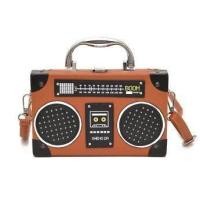 ราคา กระเป๋าสตรีสายโซ่กระเป๋าถือสะพายไหล่หนังสไตล์พียูกล่องวิทยุย้อนยุคมีฝาปิดกระเป๋าคนส่งเอกสารพาดลำตัว (17679216252)