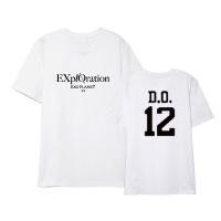 ราคา Exo เสื้อยืดแขนสั้นสำหรับผู้ชายผู้หญิงเสื้อยืดคอกลมเสื้อยืดแฟชั่นทรงหลวมสำหรับนักเรียน (12142417617)