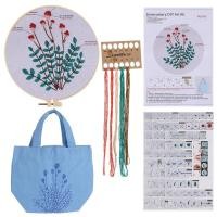 ราคา WENYOU ห่วงปัก ลายดอกไม้ มือใหม่ DIY ชุดเย็บปักถักร้อย กระเป๋าผ้าแคนวาส กระเป๋าถือ ปักครอสติส (13796256236)