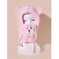 ราคา หมวกหมีผ้าพันคอ หมวกกันหนาว หมวกหมี สวมมือ สวมหัว (16556498394)