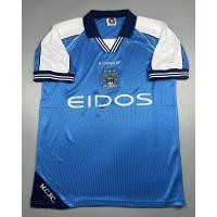 ราคา เสื้อบอล ย้อนยุค แมนซิตี้ 1999 เหย้า Retro Man City Home เรโทร คลาสสิค 1999 2001 (20481131882)