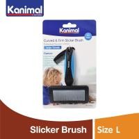 ราคา Kanimal Slicker Brush แปรงสลิคเกอร์ แปรงหวีขน พร้อมหวีพกพา ช่วยสางขน สำหรับสุนัขและแมว Size S M L (18834369382)