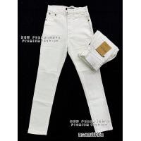 ราคา ยีนส์ขาเดฟ ยีนส์ผ้ายืด สีขาวออฟไวท์ กางเกงยีนส์ผู้หญิงทรงขาเดฟ กางเกงเอวสูง (17329957245)