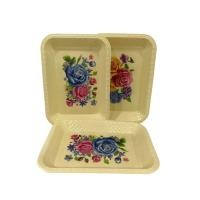 ราคา ถาดพลาสติก ถาดใส่อาหาร ถาดเสิร์ฟอาหาร ถาดพลาสติก มีให้เลือก 3 แบบ (15492219621)