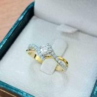 ราคา แหวนเพชร ชร 1 0 20 22 0 22 กะรัต ทอง 2 2 กรัม 9k เพชรแท้ธรรมชาติ สินค้ามีใบรับประกัน (18528756549)