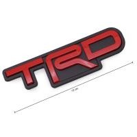 ราคา โลโก้ โลโก้ติดหน้า โลโก้กระจังหน้า ยาว 12 cm TRD สีดำ แดง สำหรับ Toyota Vigo Revo Rocco Corolla ปี 2020 2021 (16244773678)