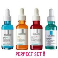 ราคา La Roche Posay Perfect Set Hyalu B5 Vitamin C10 Retinol B3 Effaclar (12427737204)
