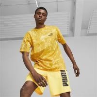 ราคา PUMA BASICS เสื้อยืดผู้ชาย PUMA POWER สีเหลือง APP 67339740 (19298714188)