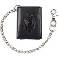 ราคา Dickies Mens Trifold Chain Wallet with Id Window and Credit Card Pockets One Size Black (10924652744)