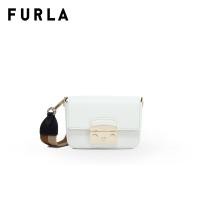 ราคา FURLA กระเป๋าสะพายผู้หญิง รุ่น METROPOLIS MINI C BODY WEBBING STRAP MARSHMALLOW CORDA NATURALE (20526386225)