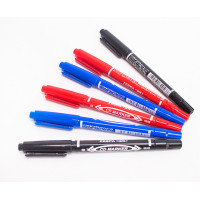 ราคา 1แถม1 ปากกาเขียนซองไปรษณีย์พลาสติกแบบ Permanent 2 หัว (1511028248)