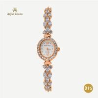 ราคา Royal Crown รุ่น 1516B นาฬิกาข้อมือผู้หญิงเล็กๆกันน้ำ ล้อมเพชร แบรนด์เนมแท้ Vayo Jewelry (21187550436)